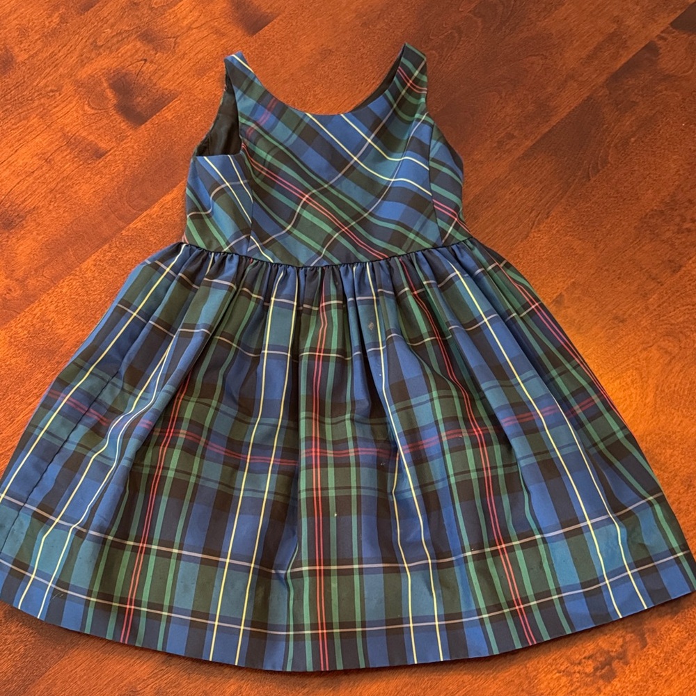 Polo by Ralph Lauren Plaid Dress in Blue, Green, and Red
